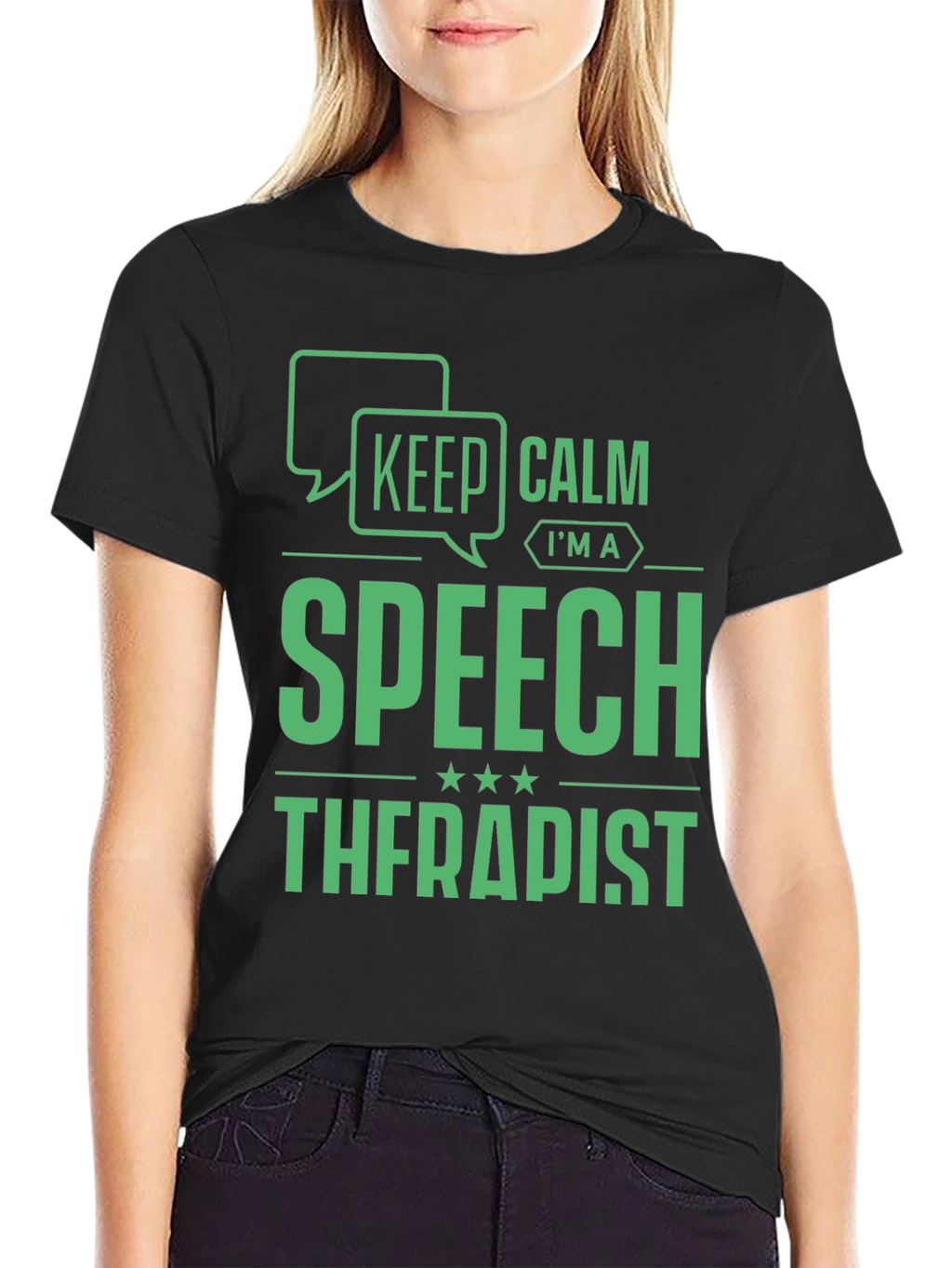 Keep Calm Im a Speech Therapist T-Shirt