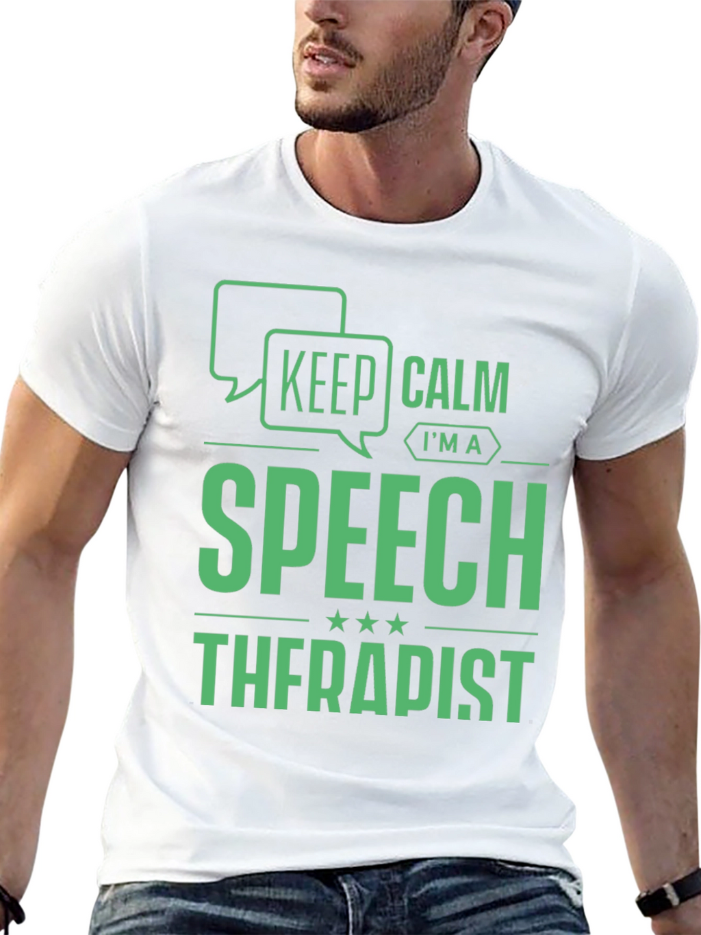 Keep Calm Im a Speech Therapist T-Shirt