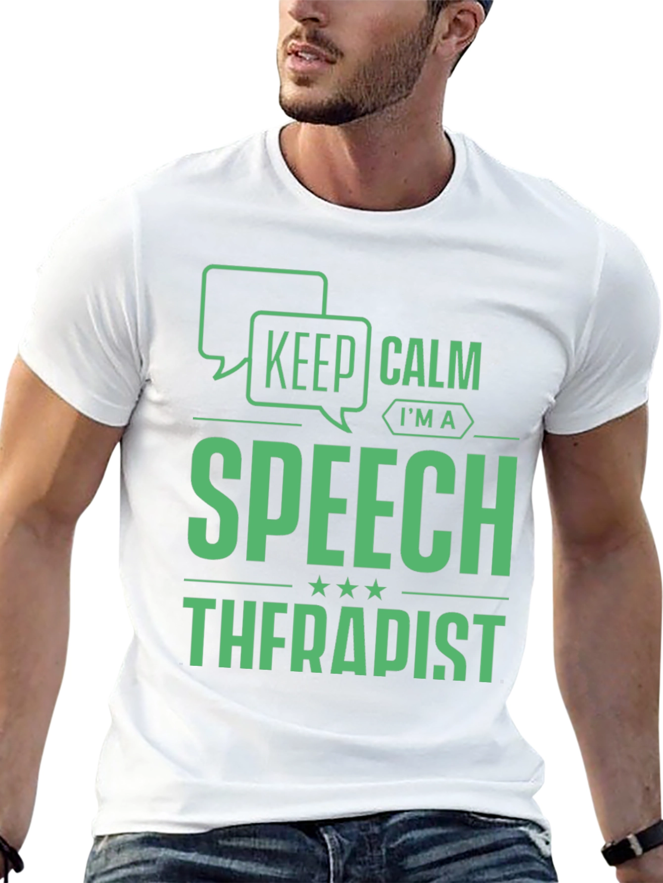 Keep Calm Im a Speech Therapist T-Shirt