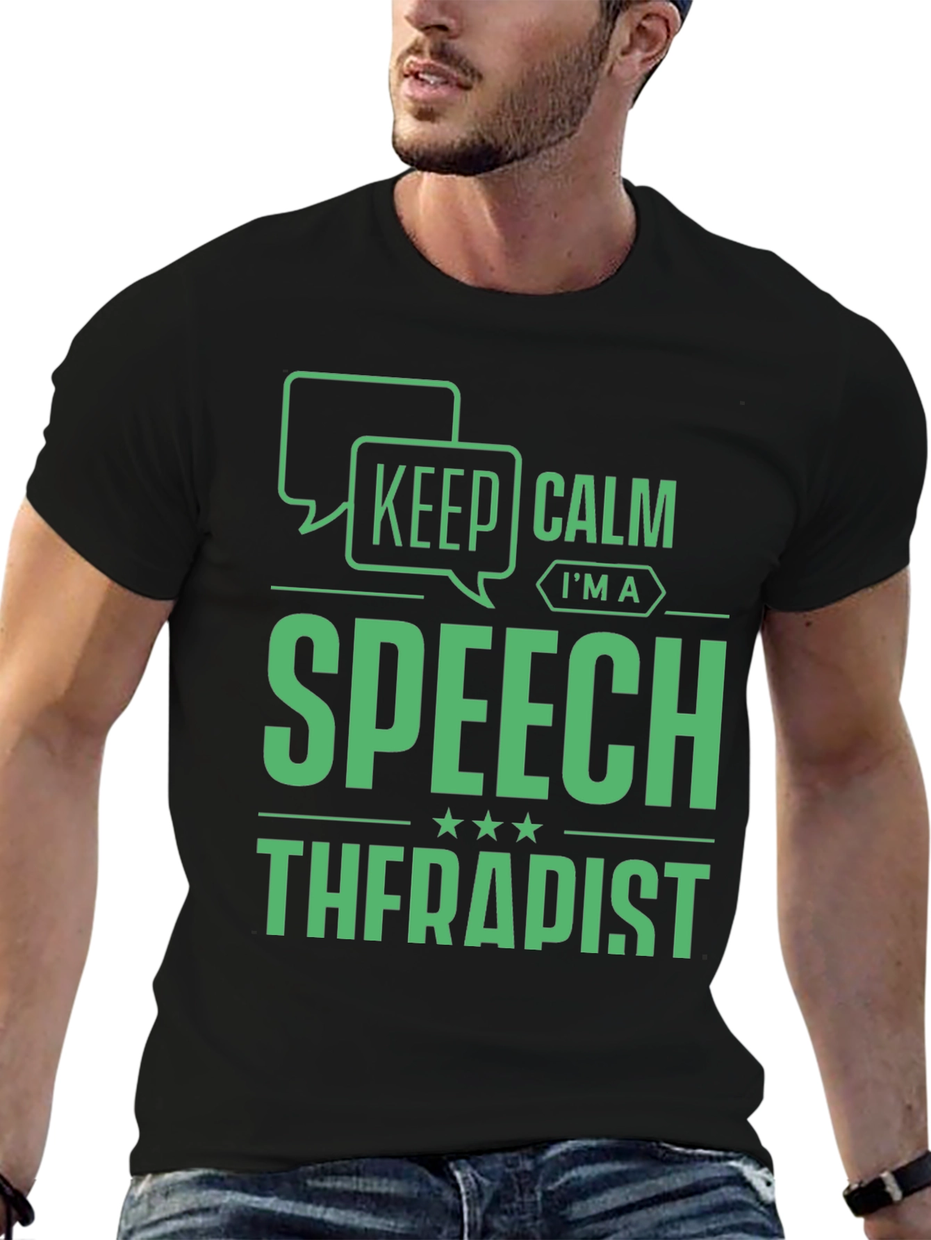 Keep Calm Im a Speech Therapist T-Shirt