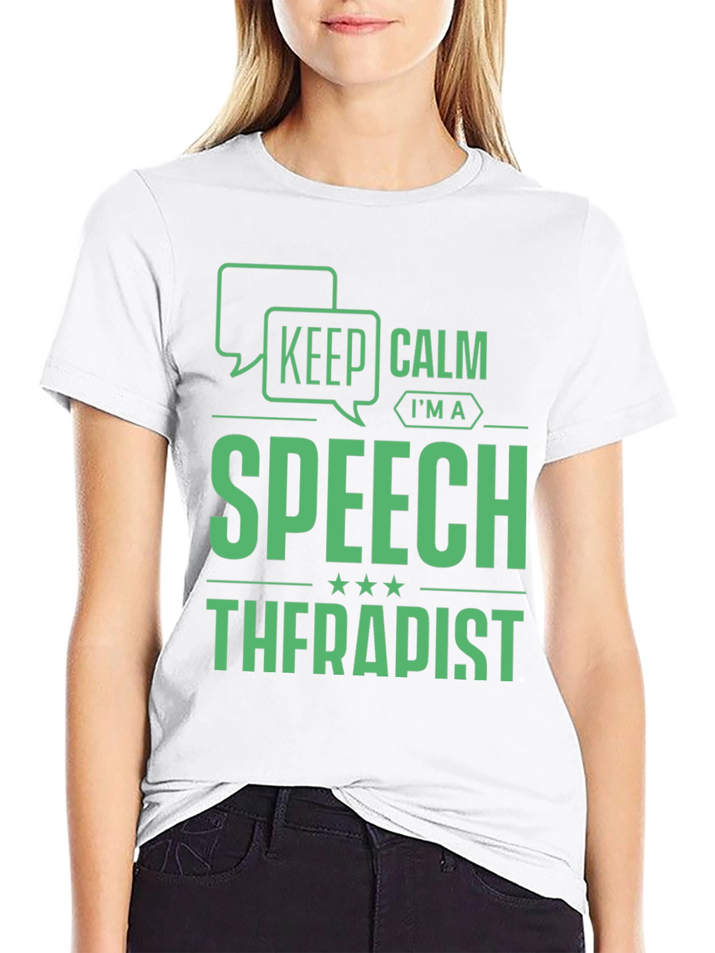 Keep Calm Im a Speech Therapist T-Shirt