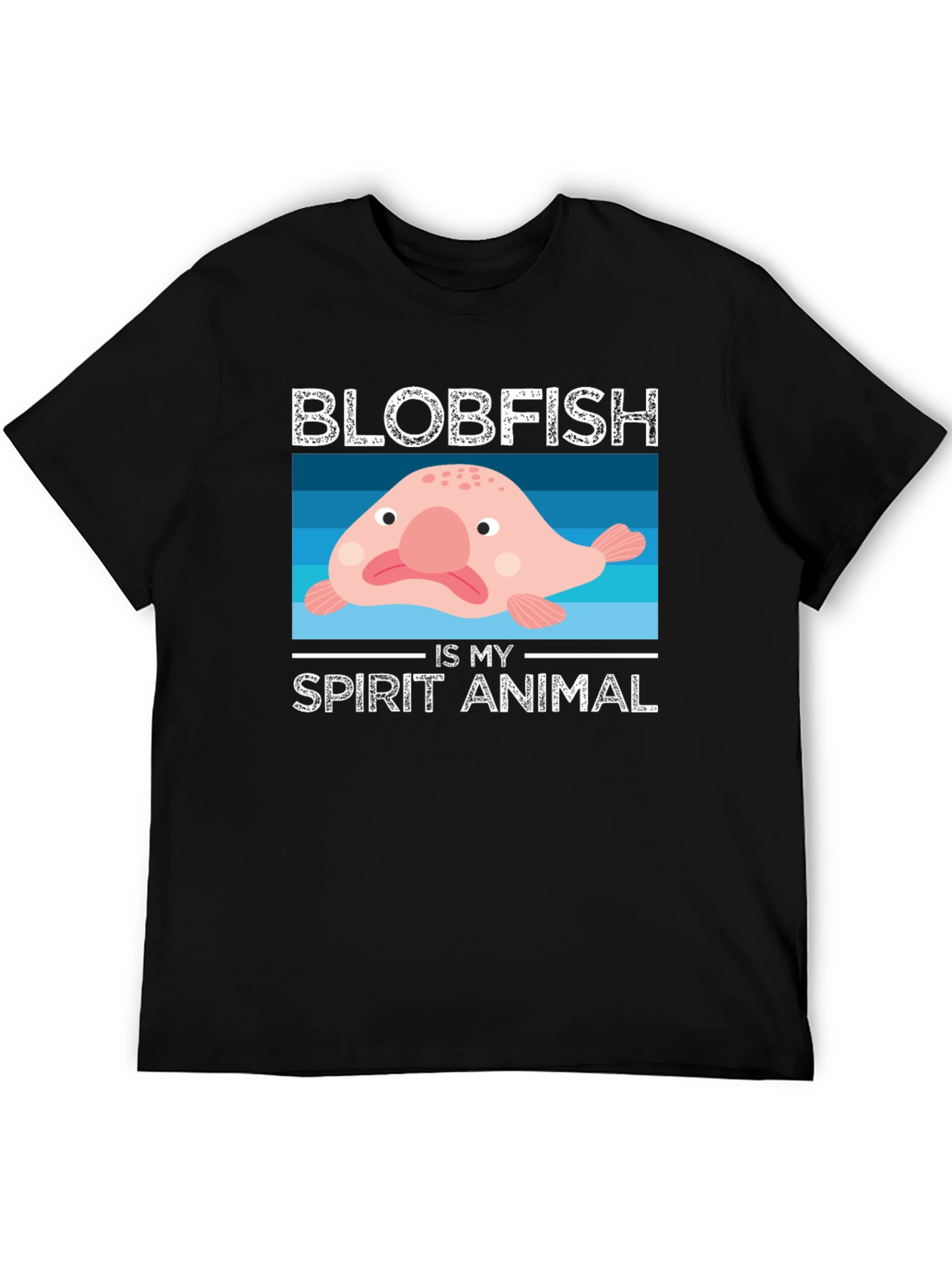 Blobfish Spirit Animal Graphic T-Shirt