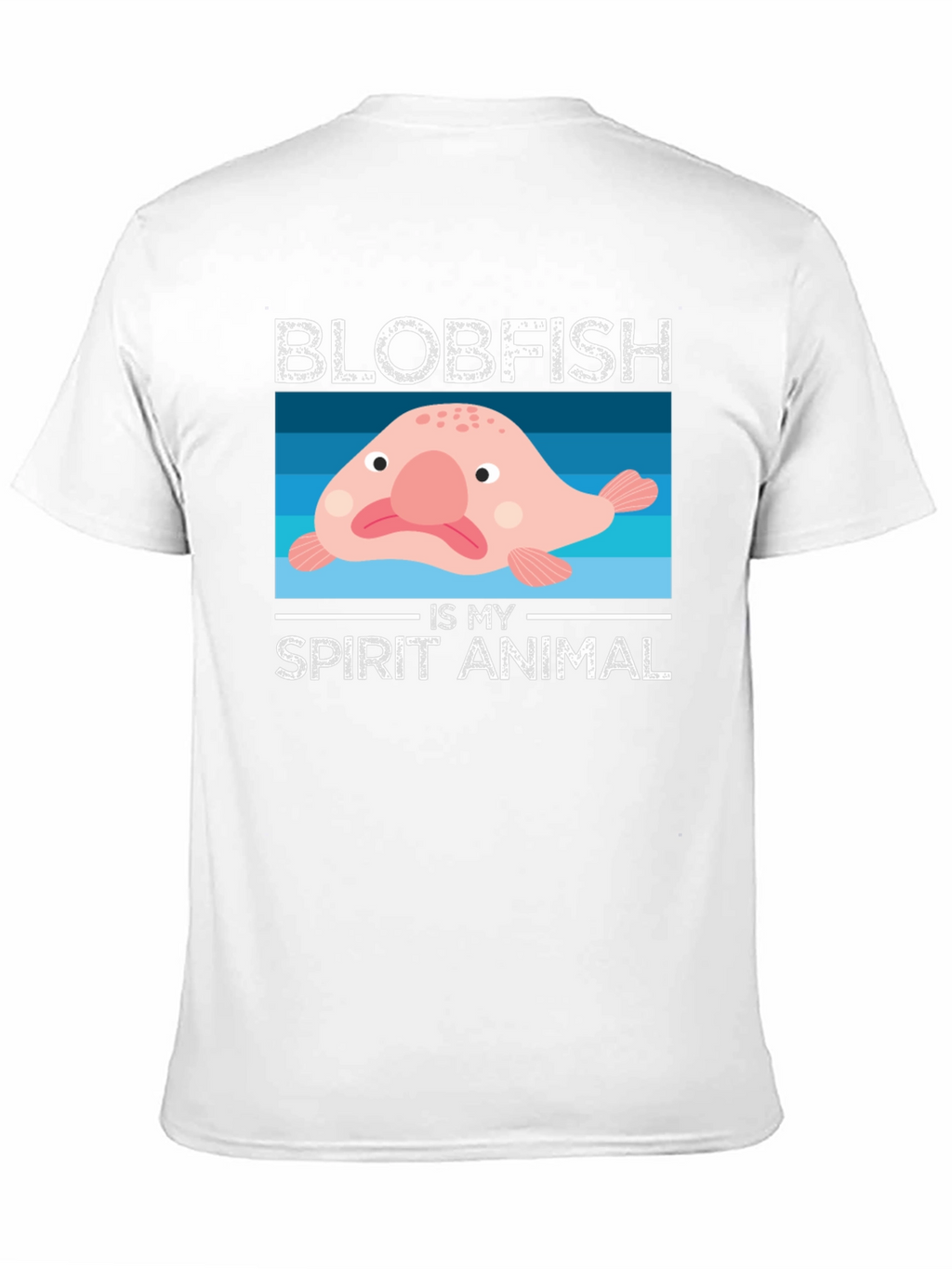 Blobfish Spirit Animal Graphic T-Shirt