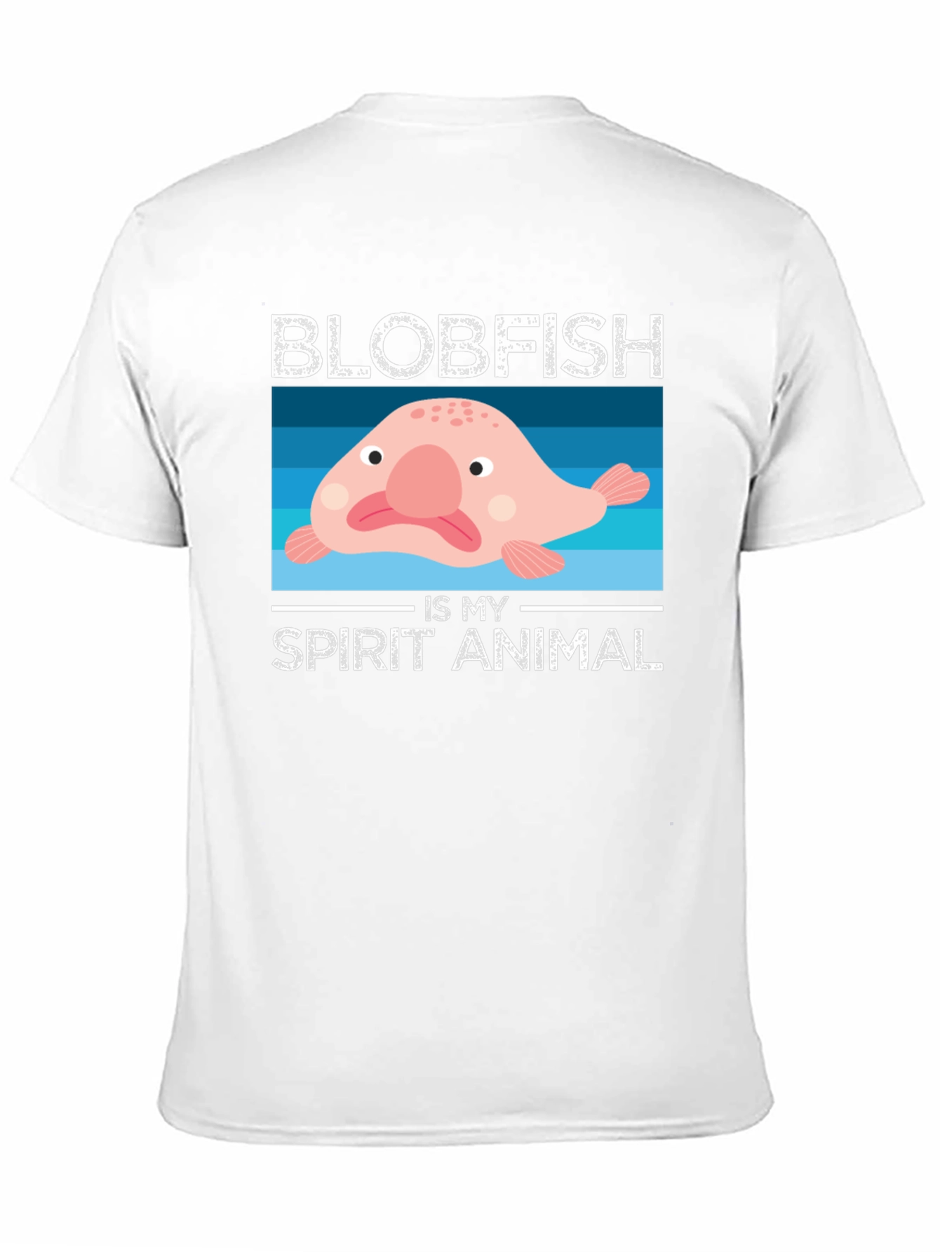 Blobfish Spirit Animal Graphic T-Shirt