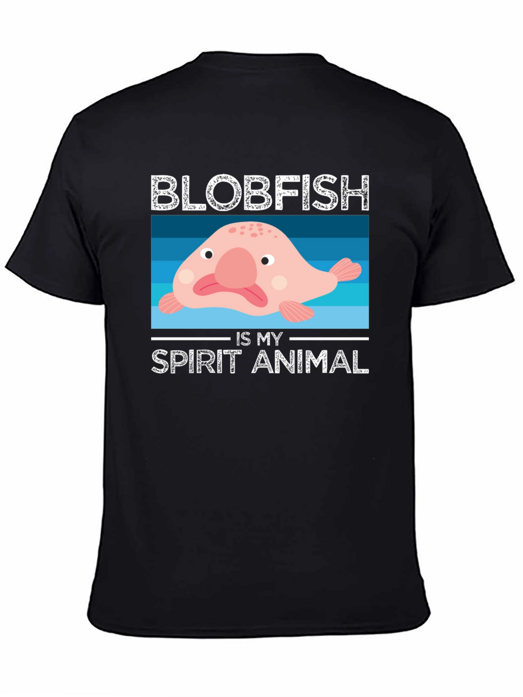 Blobfish Spirit Animal Graphic T-Shirt