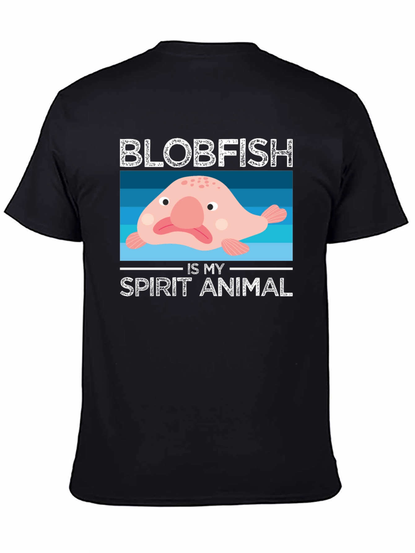 Blobfish Spirit Animal Graphic T-Shirt