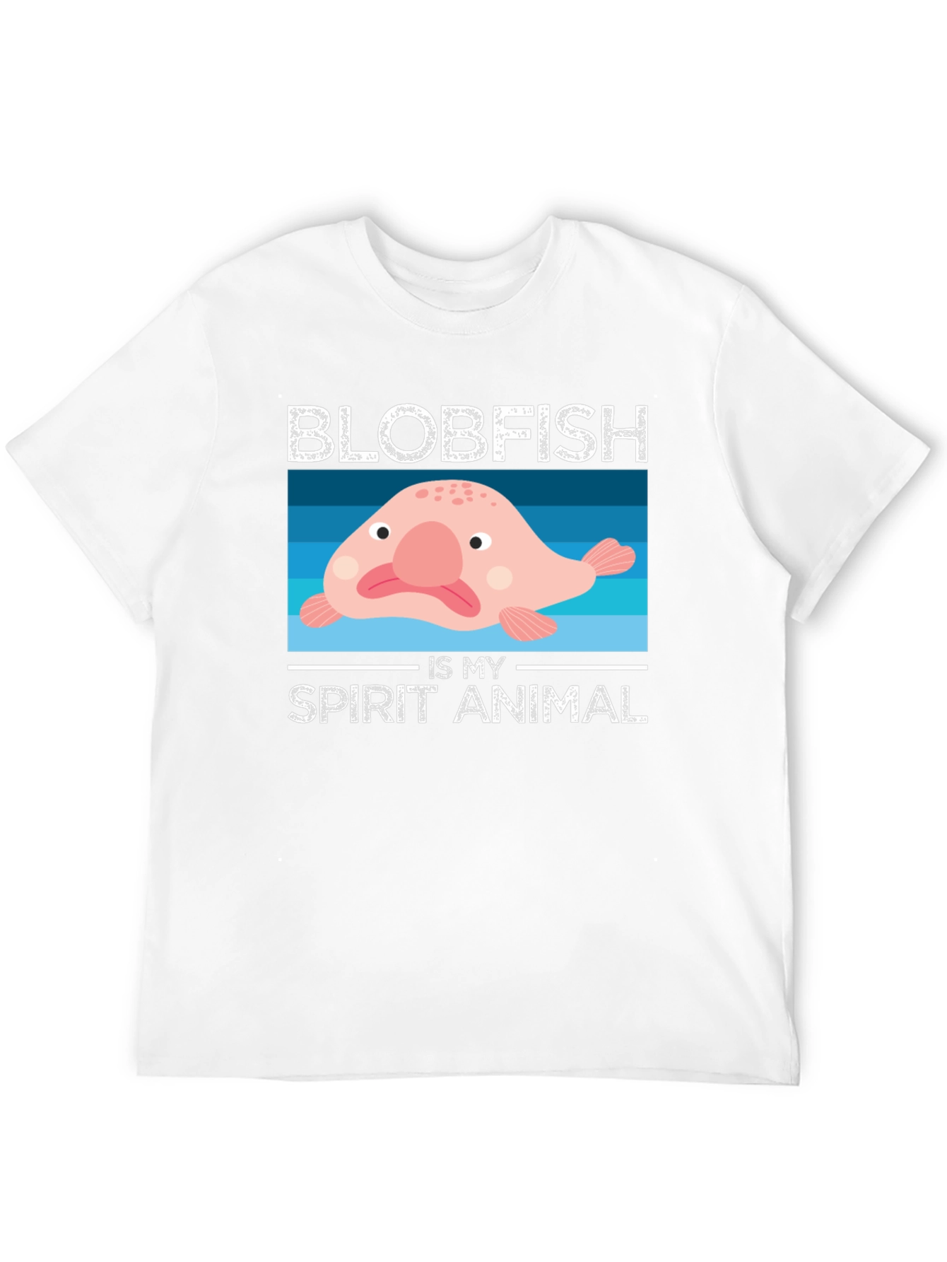 Blobfish Spirit Animal Graphic T-Shirt