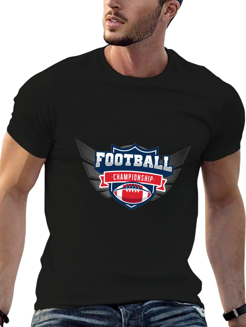 Football Championship Graphic T-Shirt