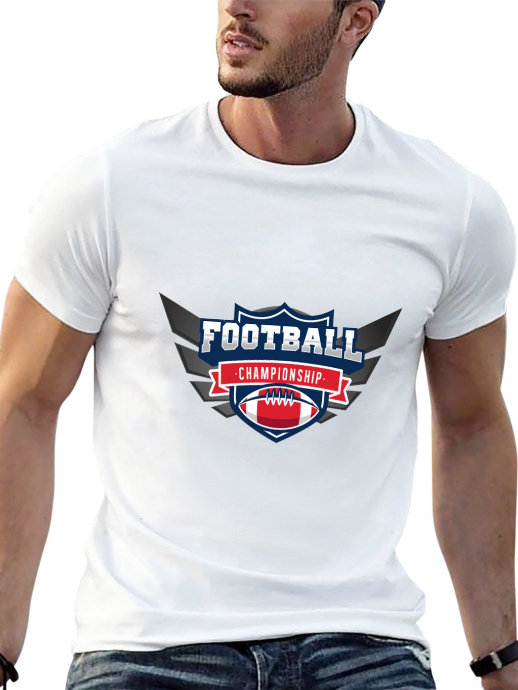 Football Championship Graphic T-Shirt