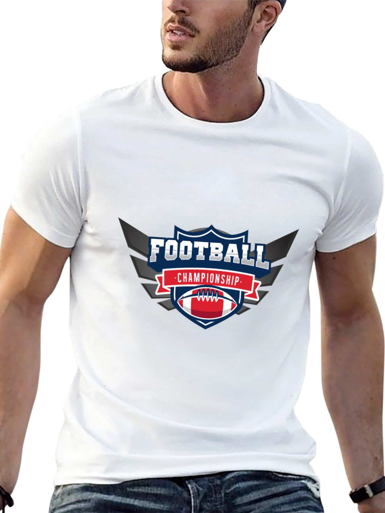 Football Championship Graphic T-Shirt