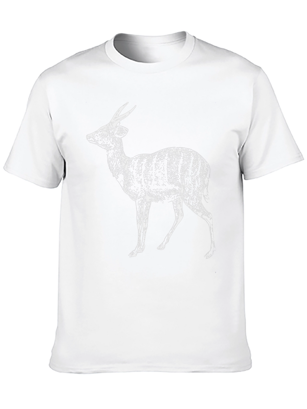 Bushbuck Graphic Print Black T-Shirt