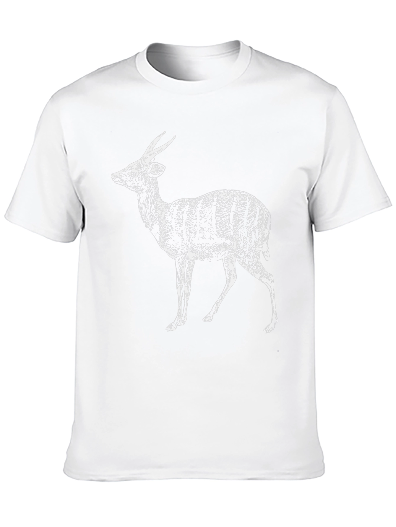 Bushbuck Graphic Print Black T-Shirt