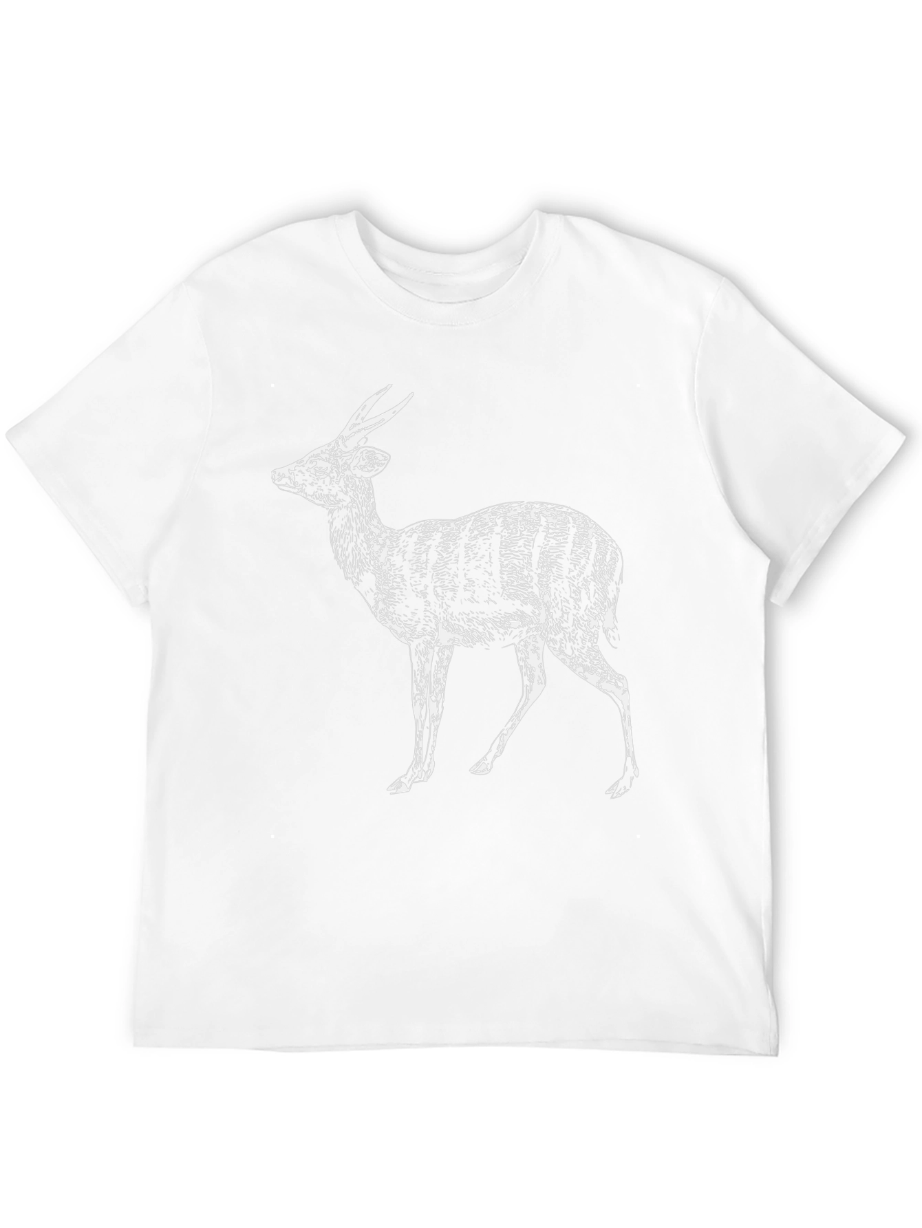 Bushbuck Graphic Print Black T-Shirt