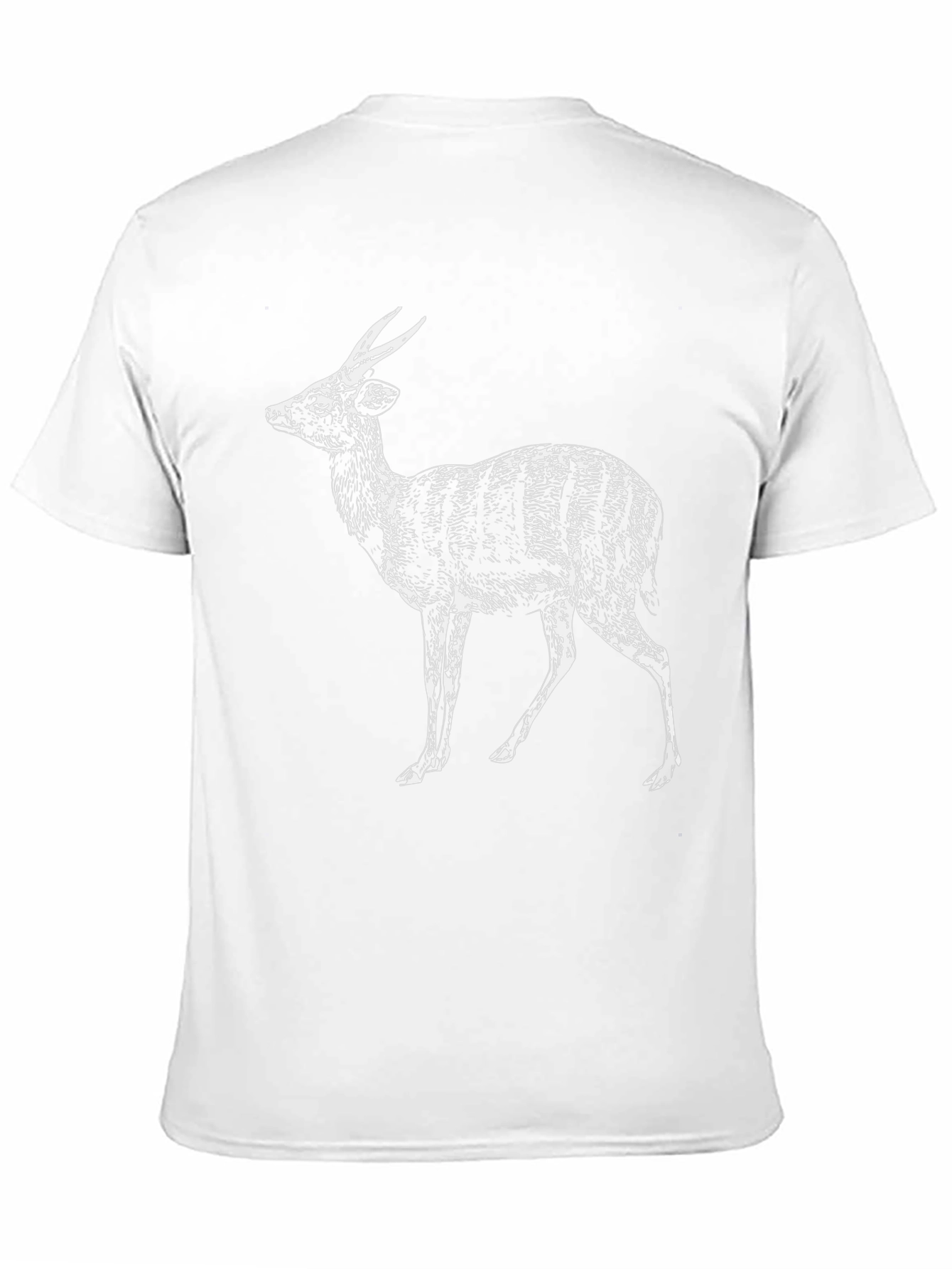 Bushbuck Graphic Print Black T-Shirt
