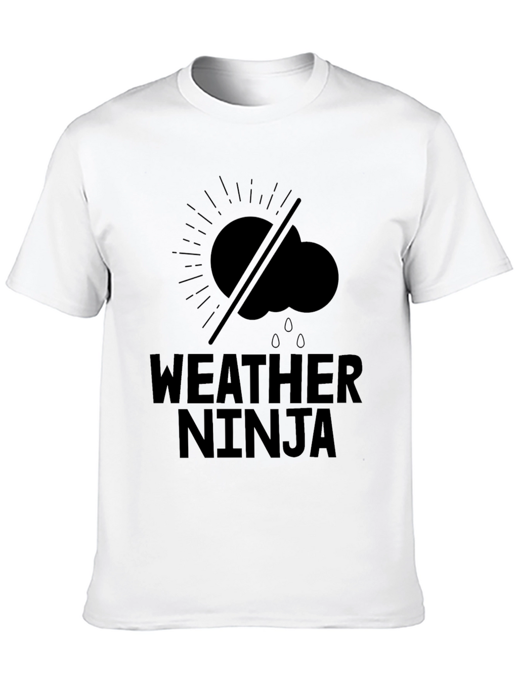 Weather Ninja Black Graphic Tee