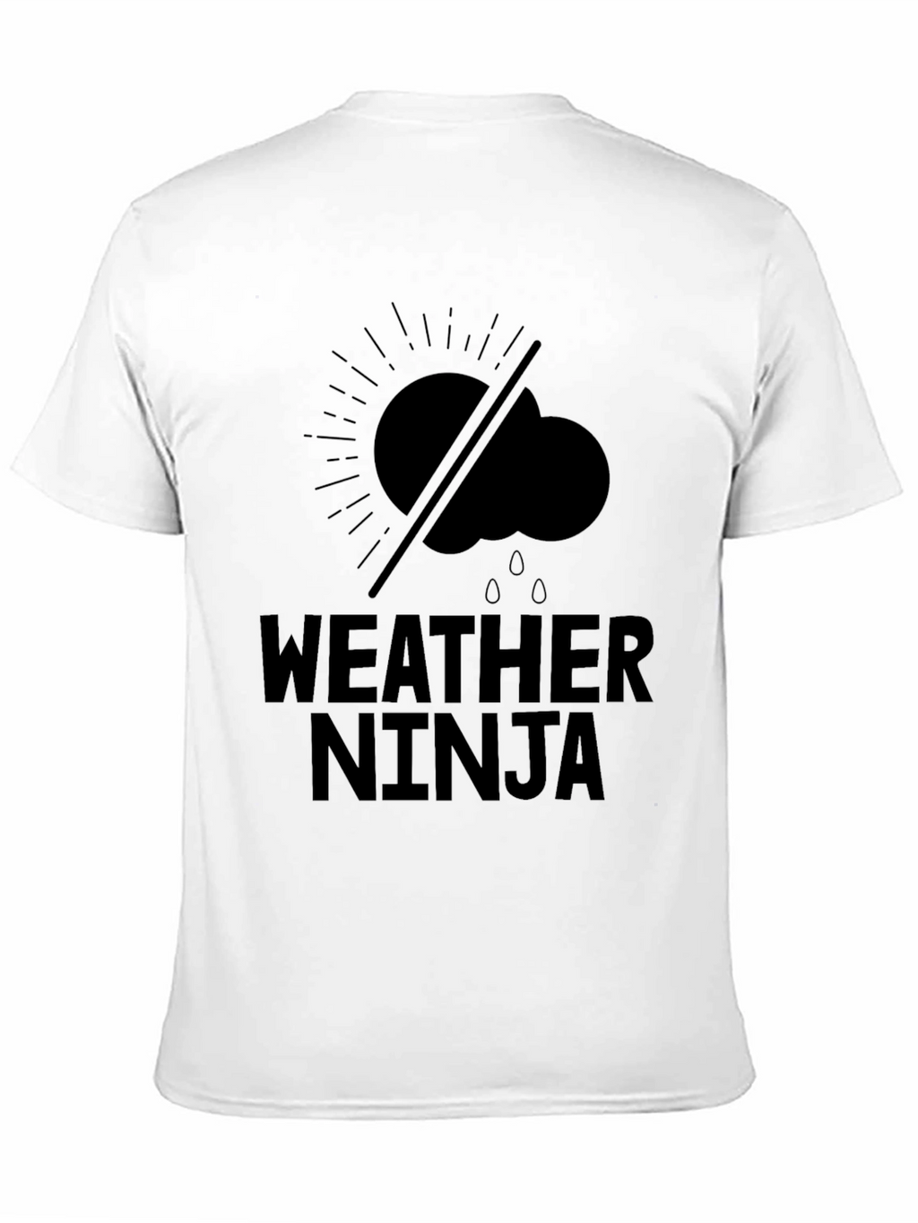 Weather Ninja Black Graphic Tee