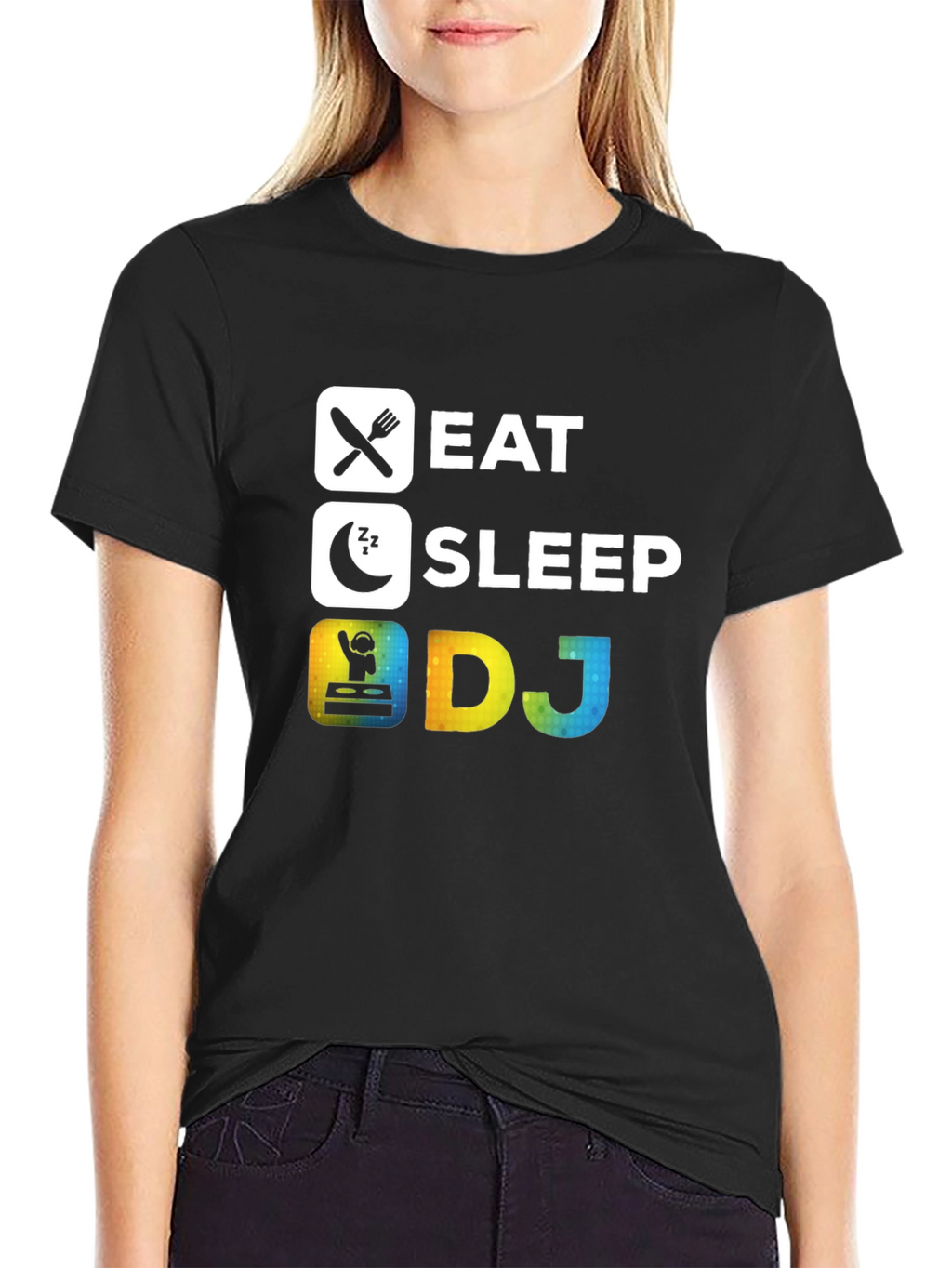Eat Sleep DJ T-Shirt - Music Lover Gift