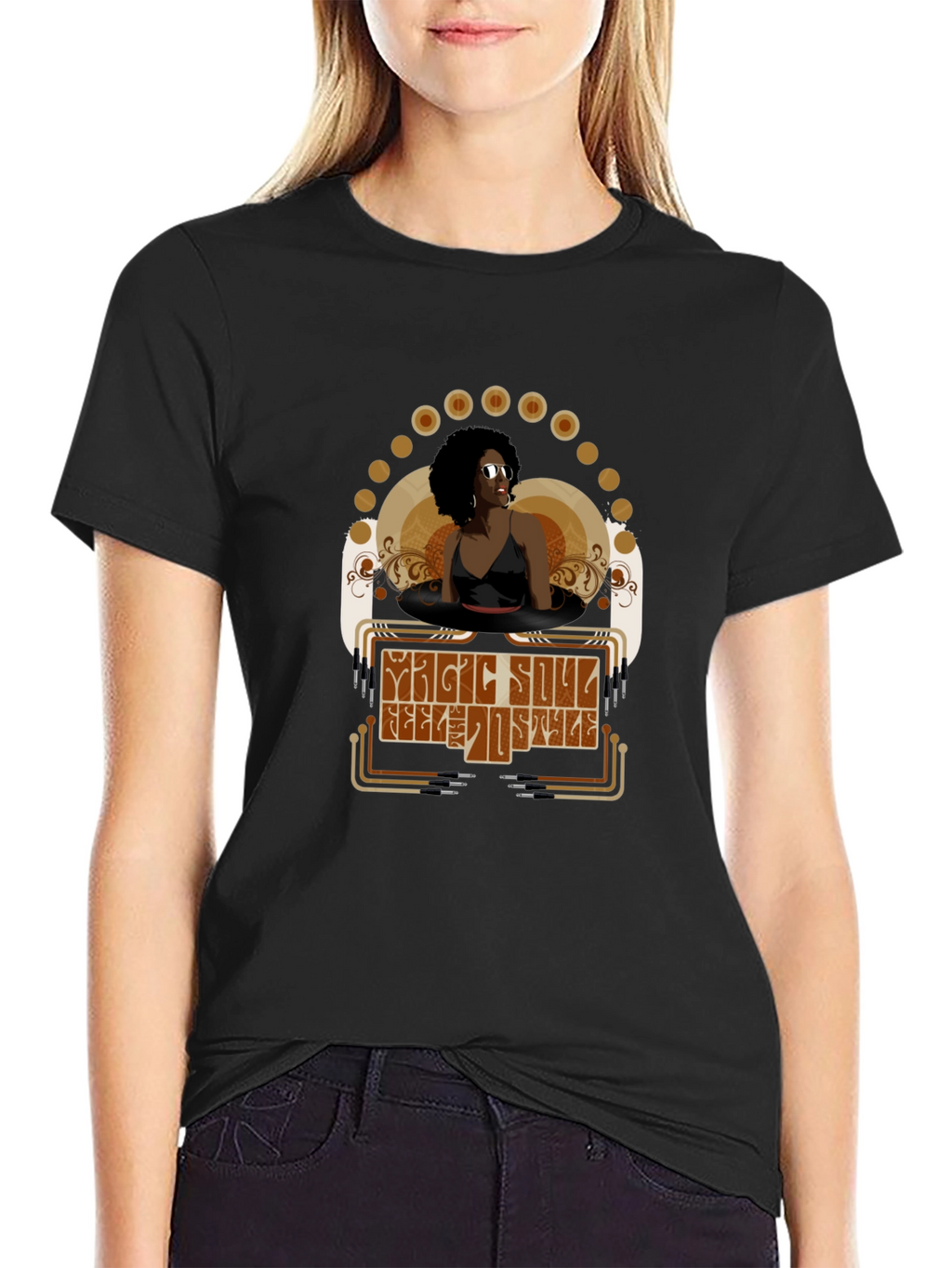 Retro Magic Soul Style Graphic T-Shirt