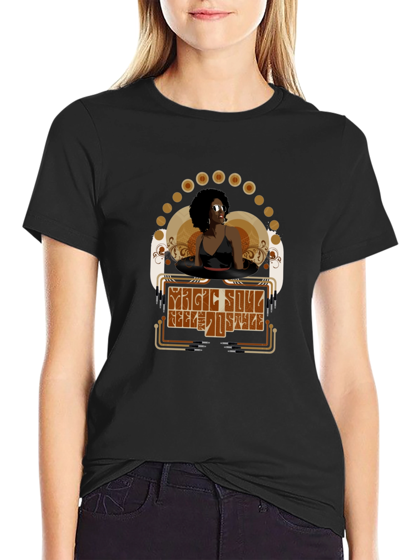 Retro Magic Soul Style Graphic T-Shirt