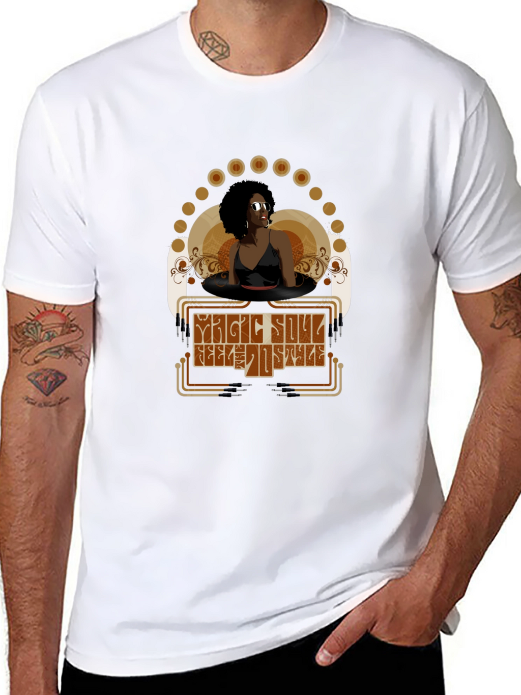 Retro Magic Soul Style Graphic T-Shirt