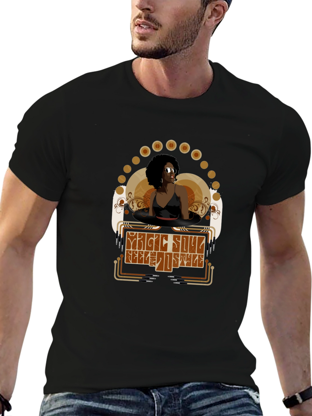 Retro Magic Soul Style Graphic T-Shirt
