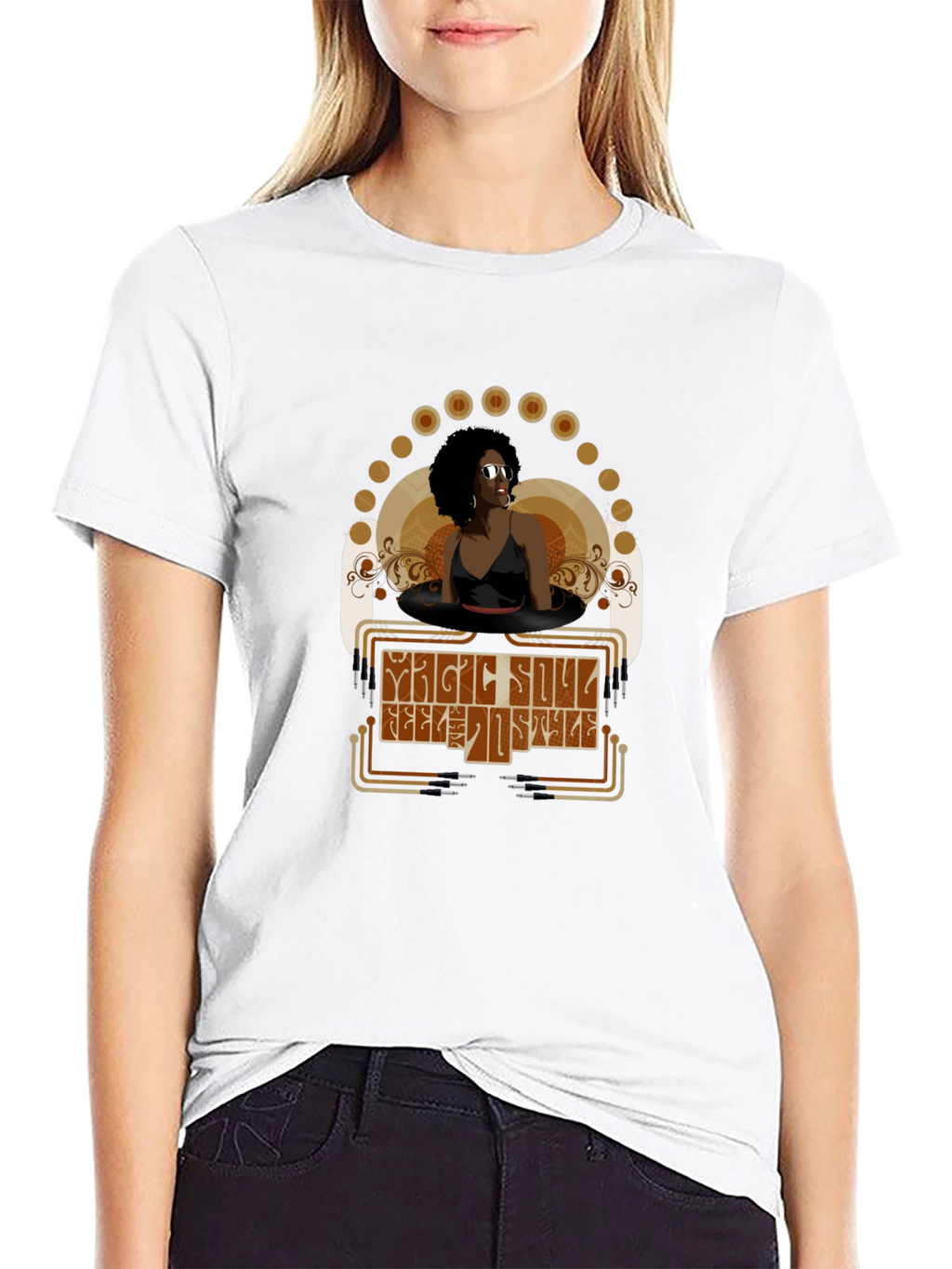 Retro Magic Soul Style Graphic T-Shirt