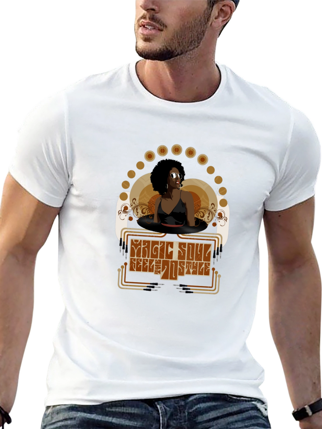Retro Magic Soul Style Graphic T-Shirt