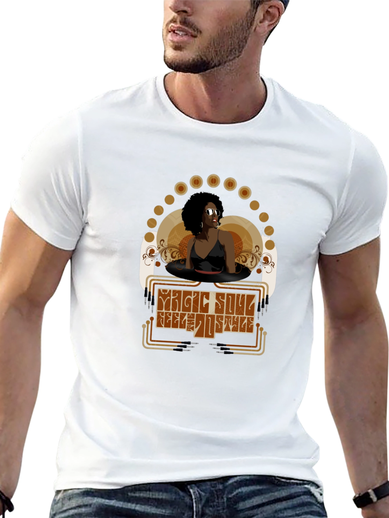 Retro Magic Soul Style Graphic T-Shirt