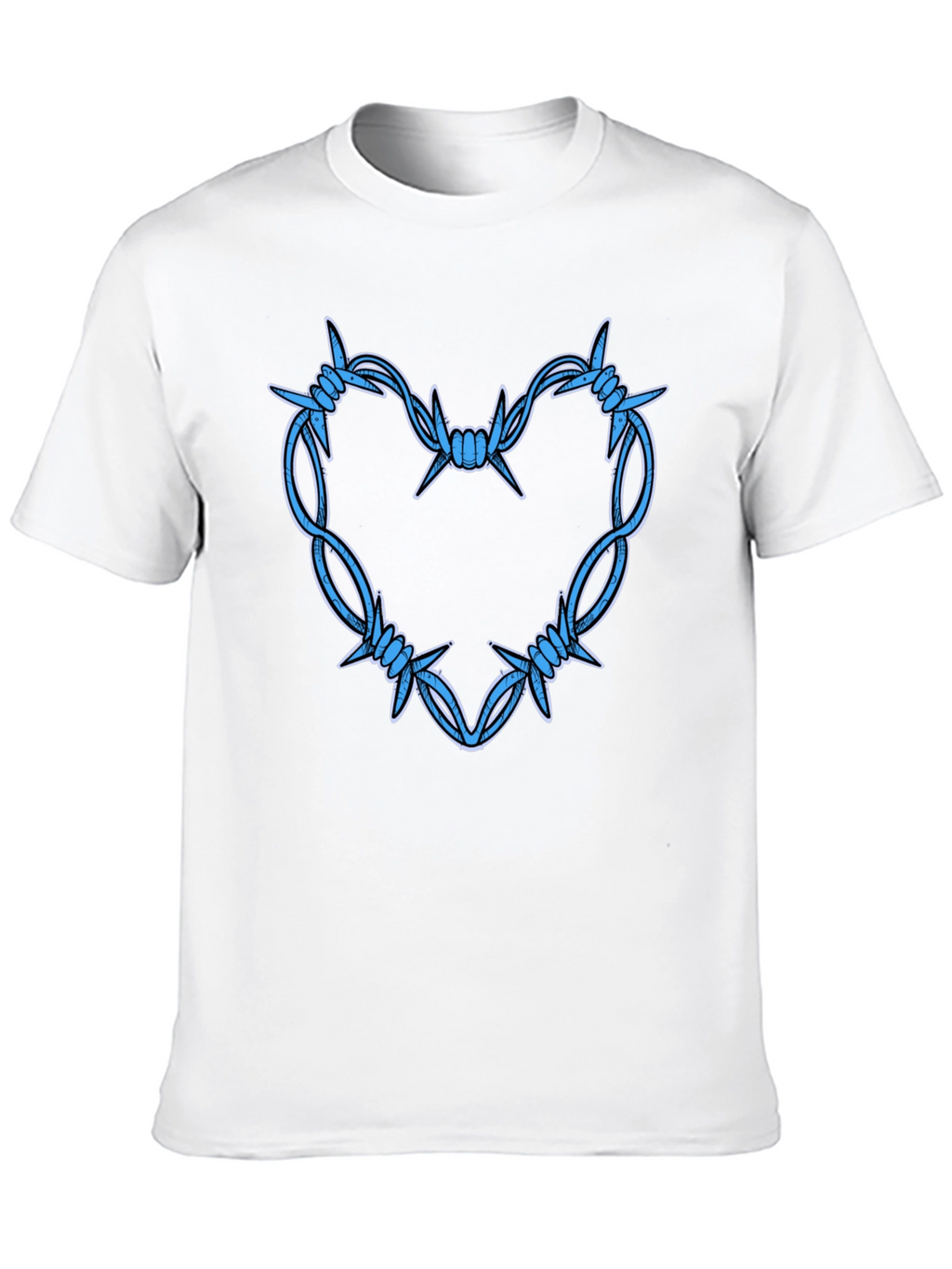 Barbed Wire Heart Graphic T-Shirt
