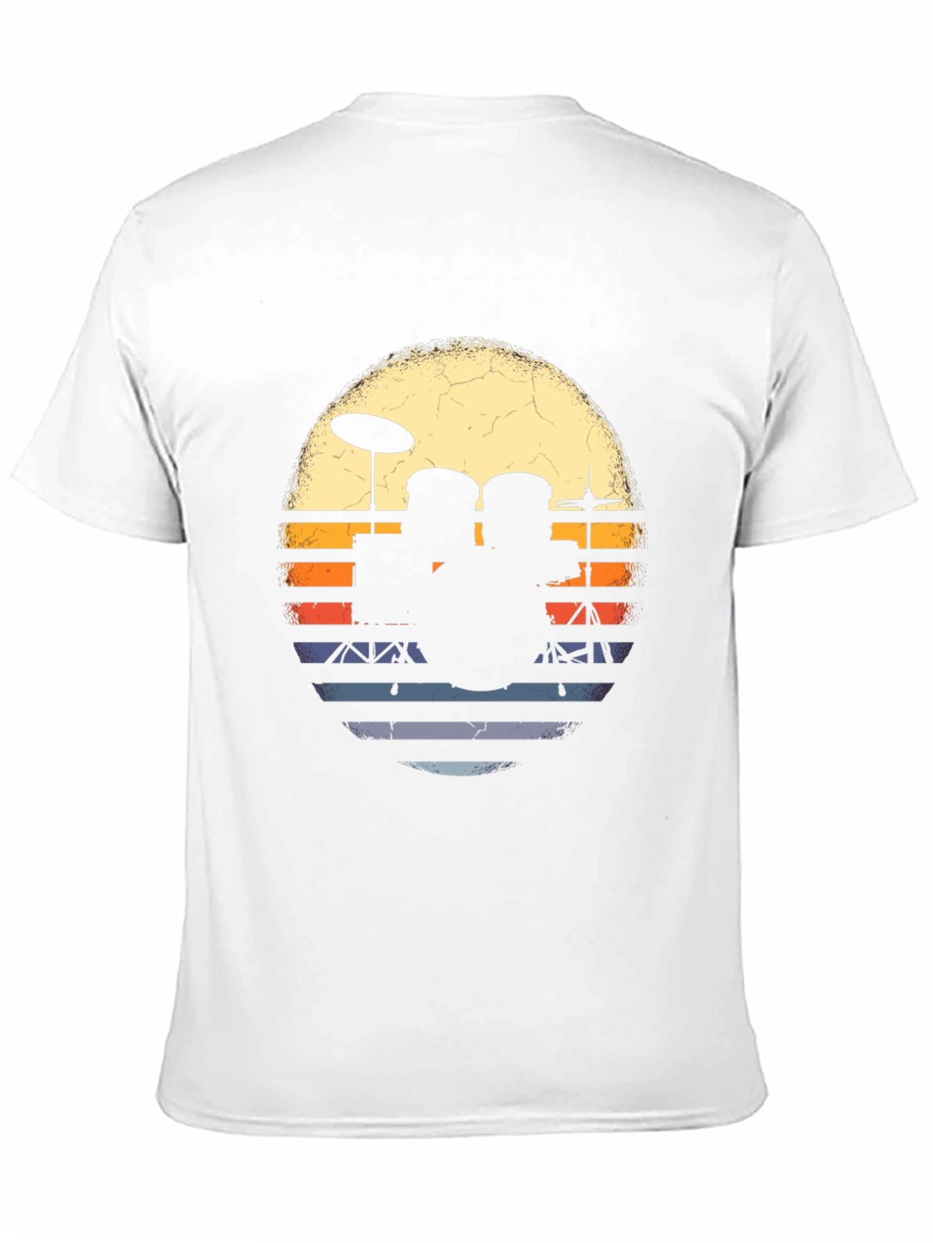 Retro Drum Set T-Shirt - Vintage Band Tee