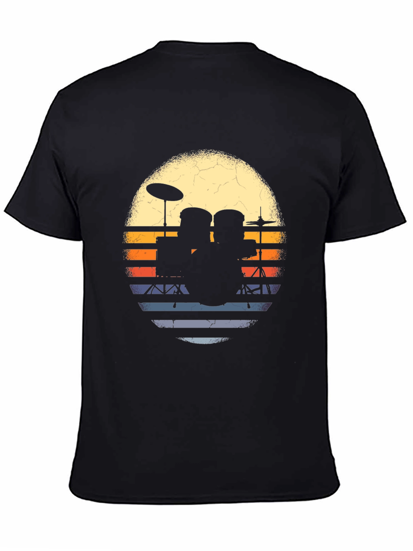Retro Drum Set T-Shirt - Vintage Band Tee