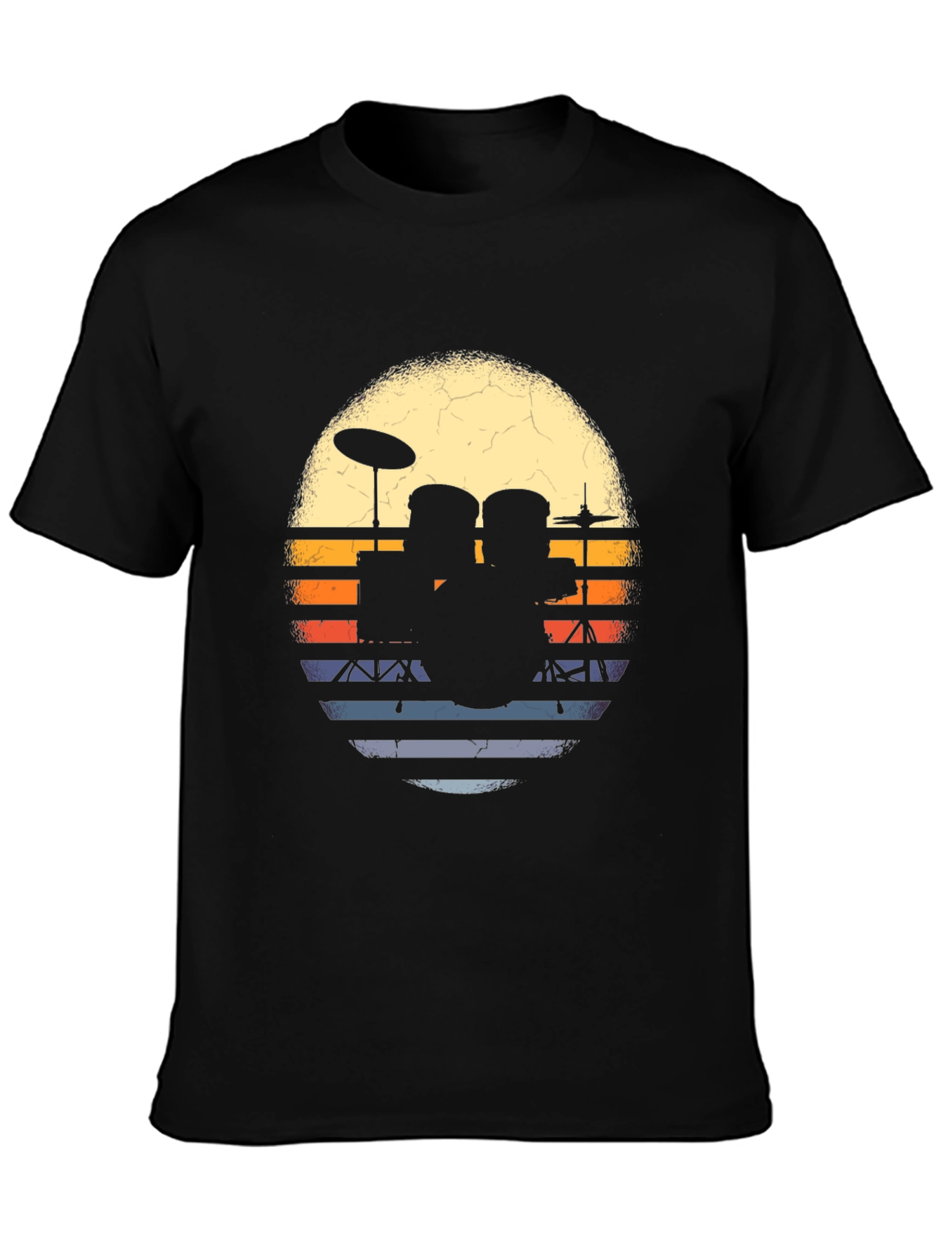 Retro Drum Set T-Shirt - Vintage Band Tee