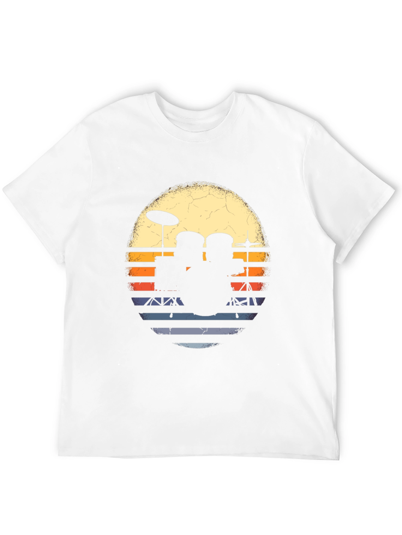 Retro Drum Set T-Shirt - Vintage Band Tee