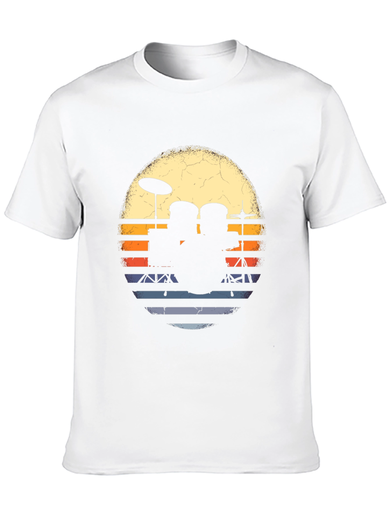 Retro Drum Set T-Shirt - Vintage Band Tee