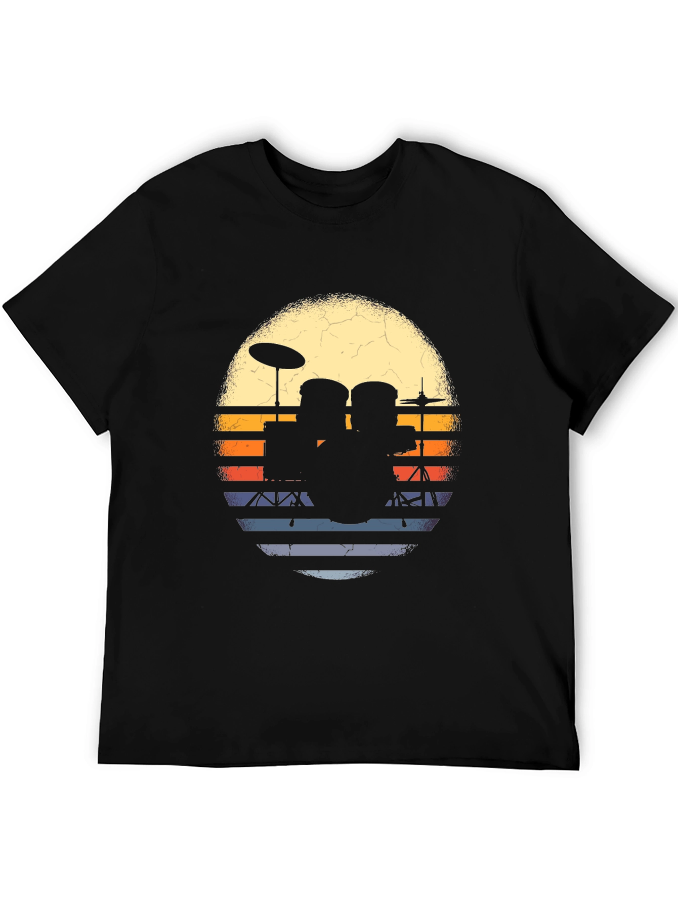 Retro Drum Set T-Shirt - Vintage Band Tee