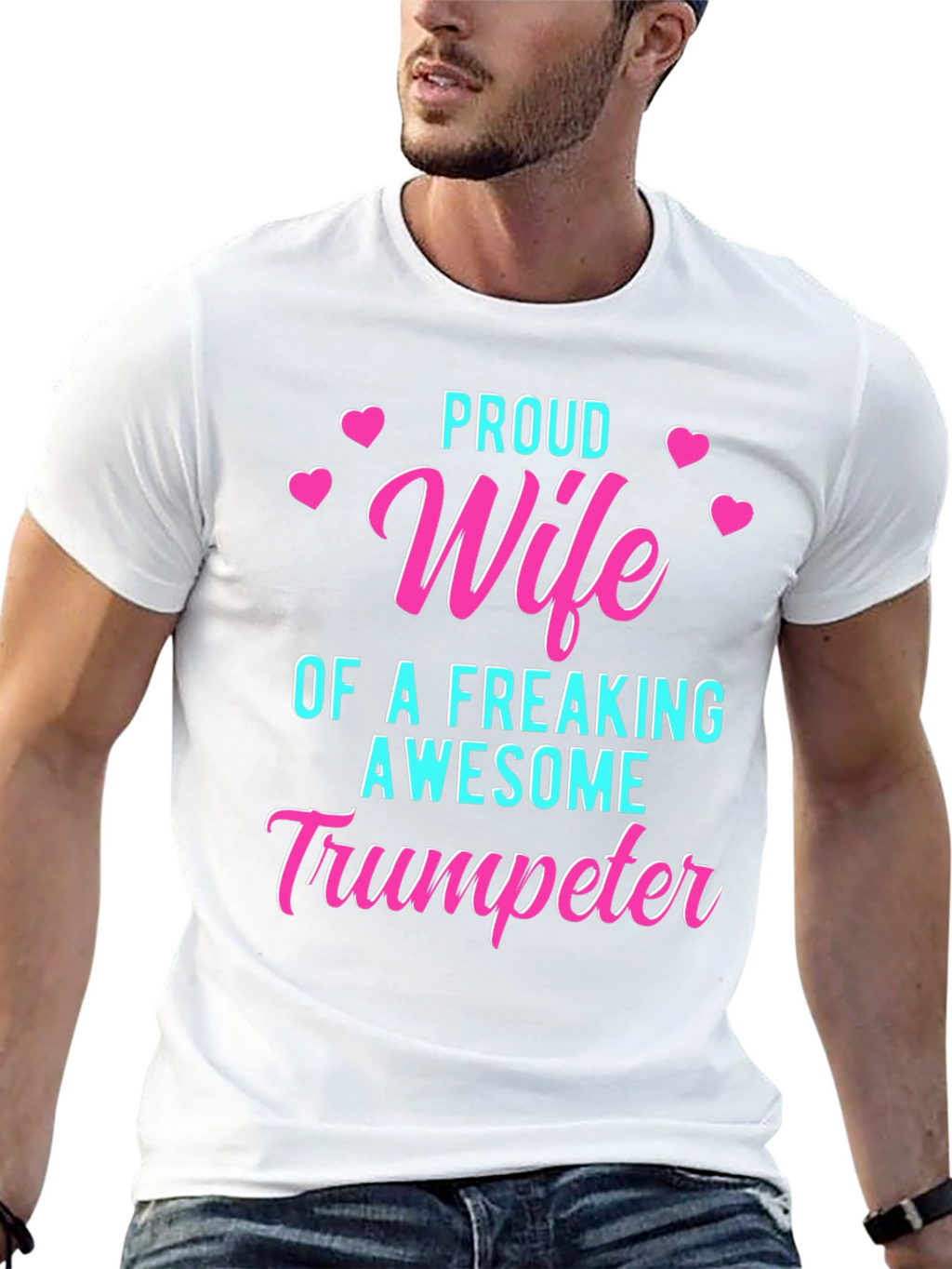 Proud Wife of Awesome Trumpeter T-Shirt