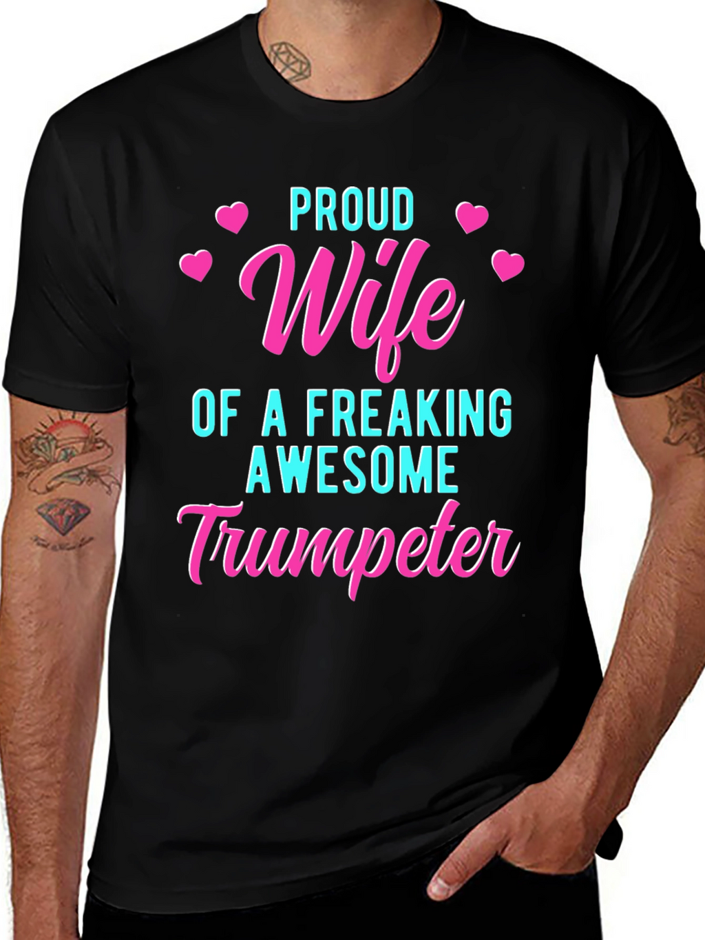 Proud Wife of Awesome Trumpeter T-Shirt