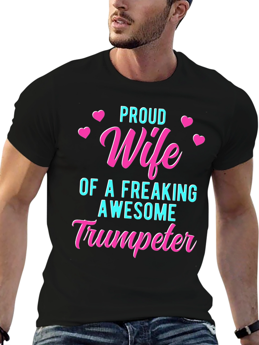 Proud Wife of Awesome Trumpeter T-Shirt