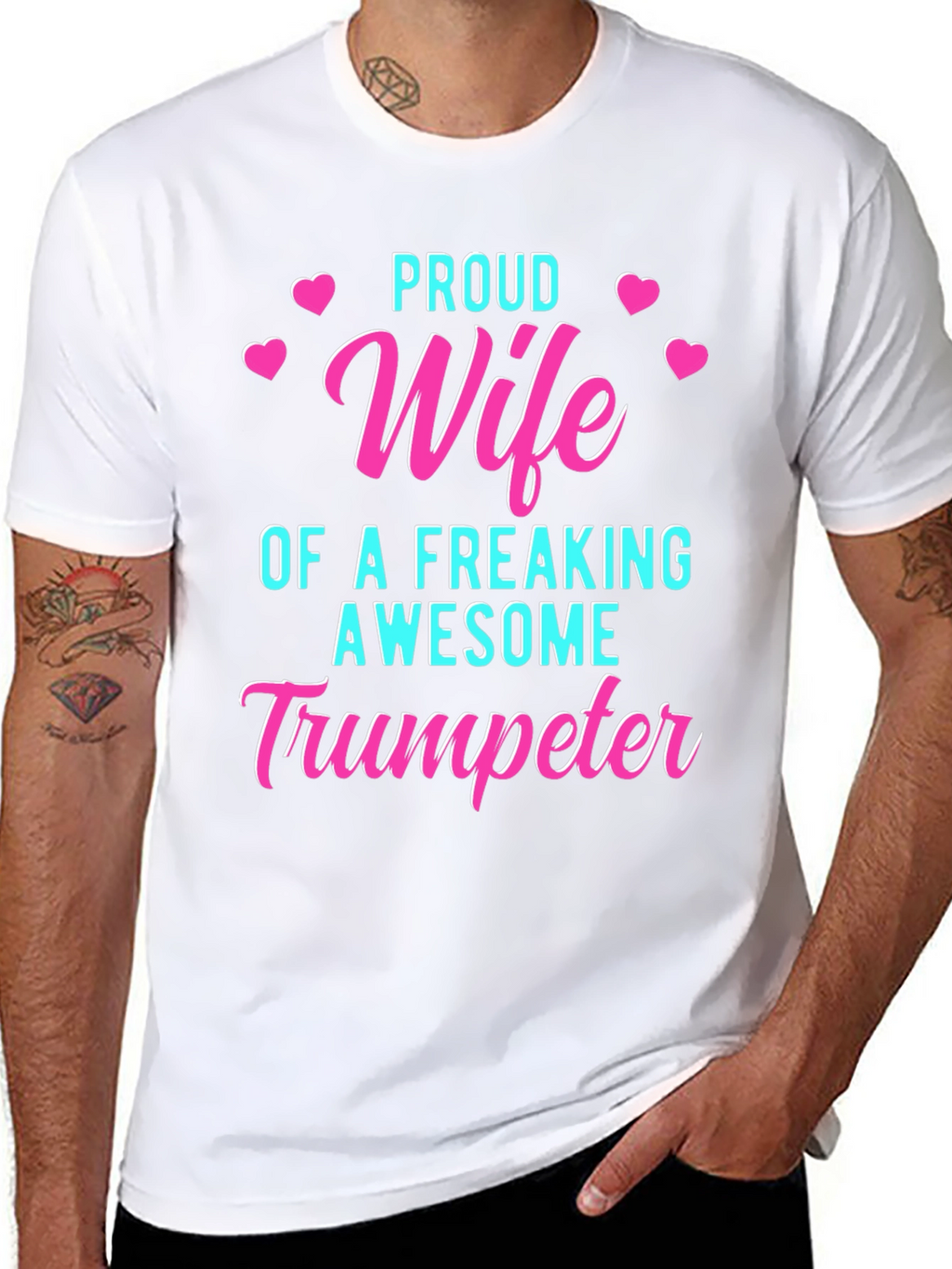 Proud Wife of Awesome Trumpeter T-Shirt