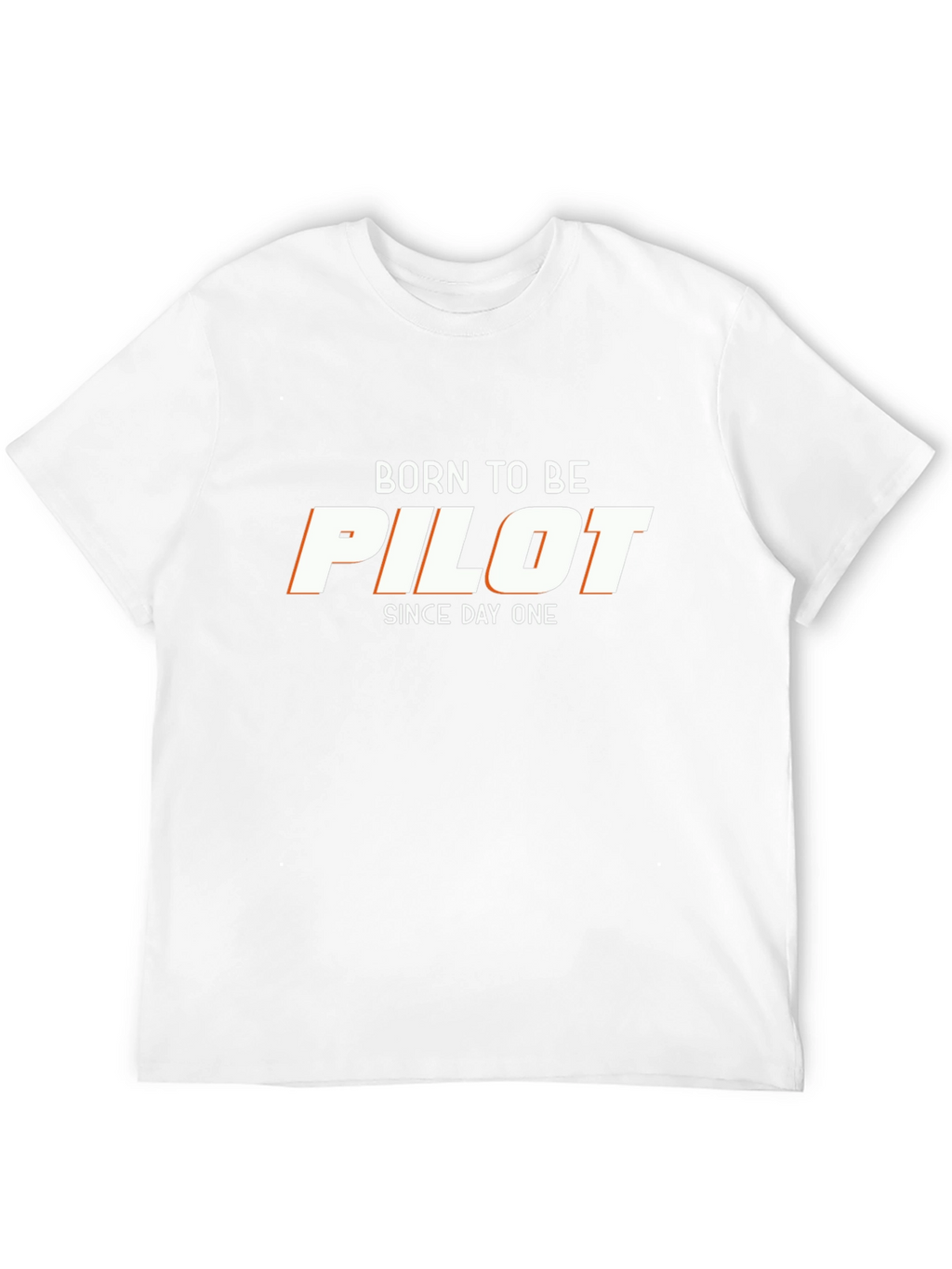 Born To Be Pilot Black T-Shirt
