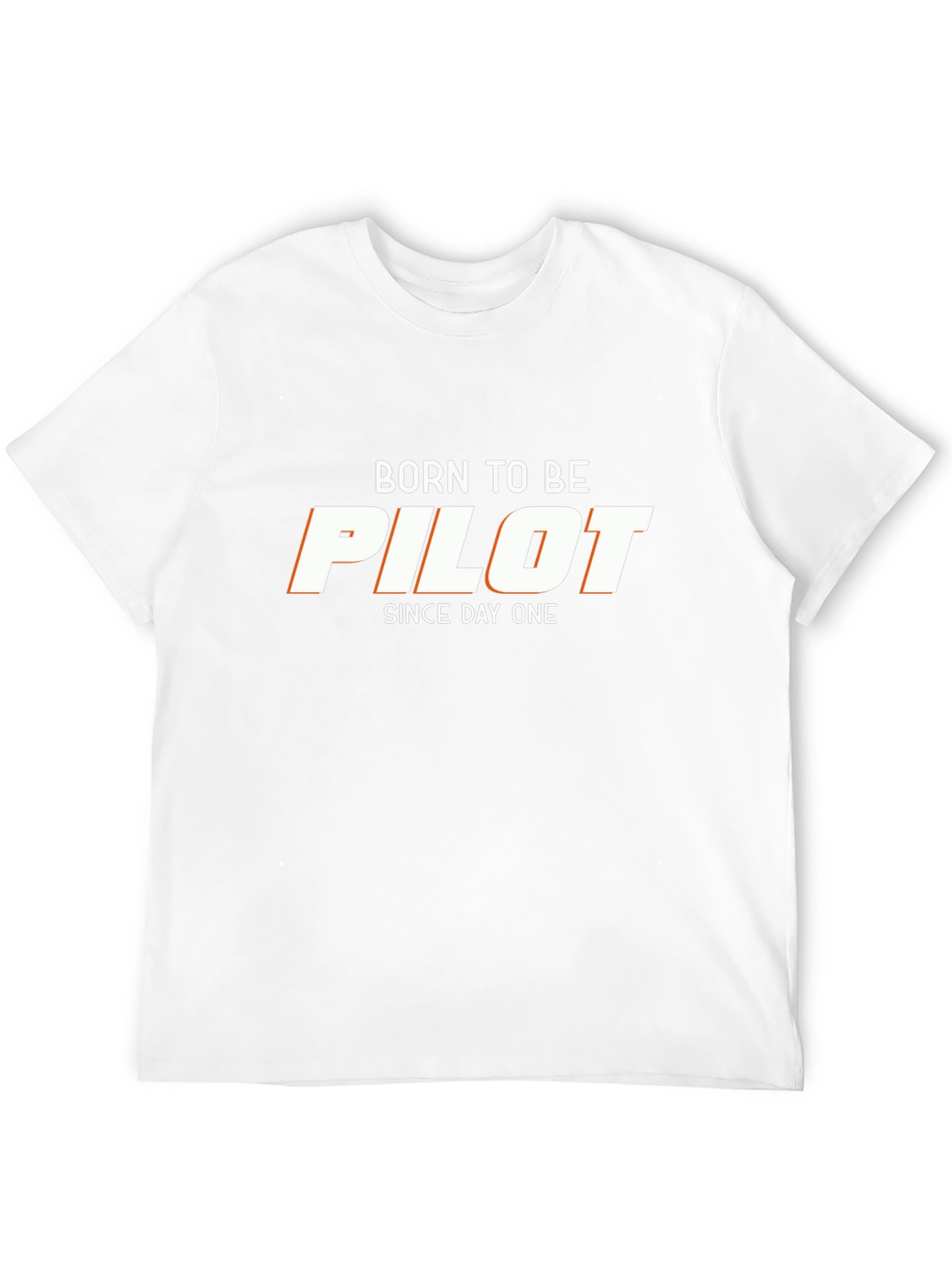 Born To Be Pilot Black T-Shirt
