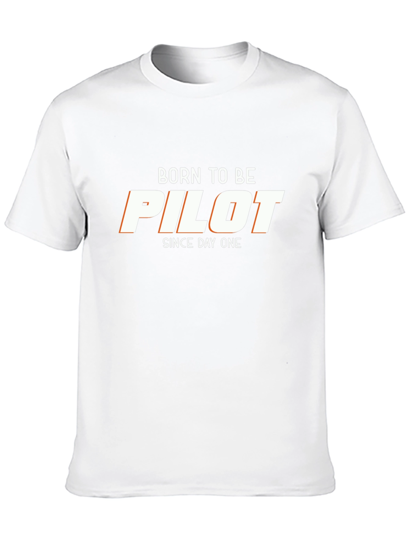 Born To Be Pilot Black T-Shirt