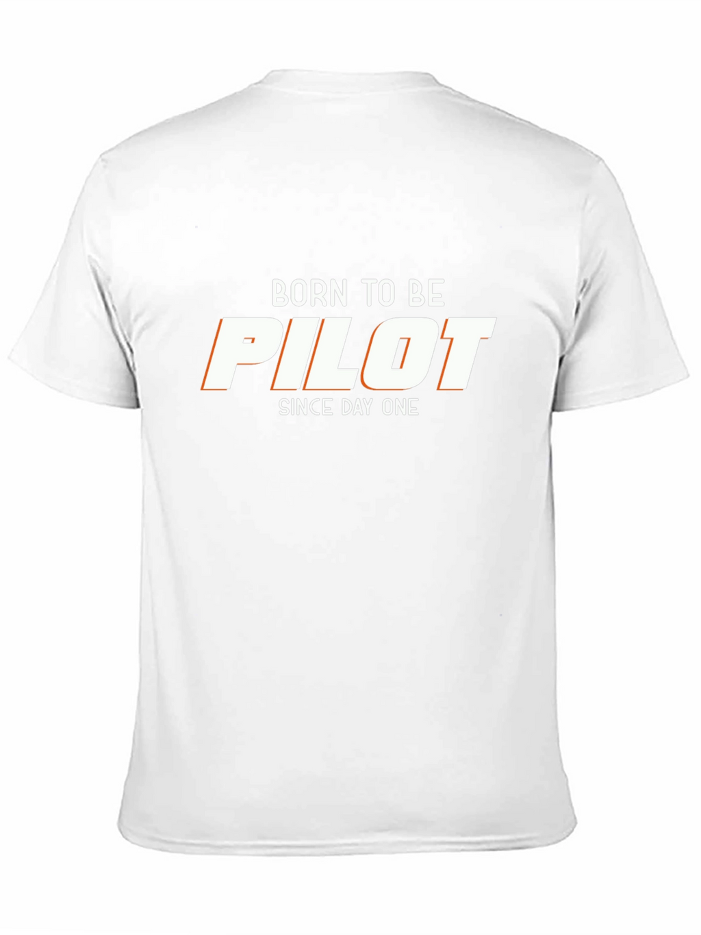 Born To Be Pilot Black T-Shirt