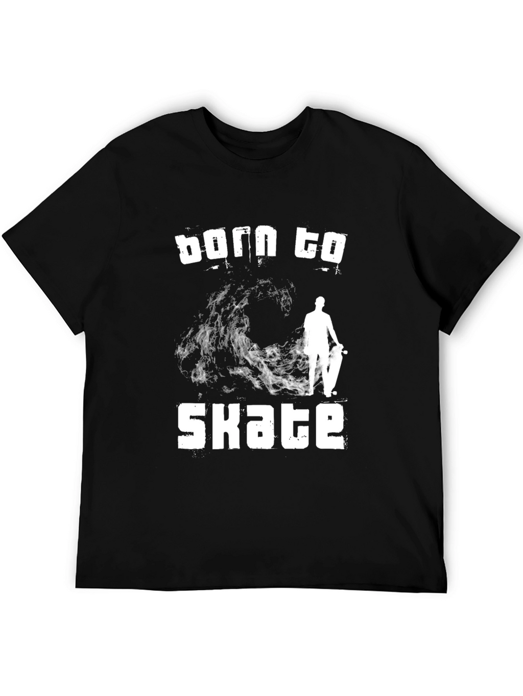 Born to Skate Black Graphic T-Shirt