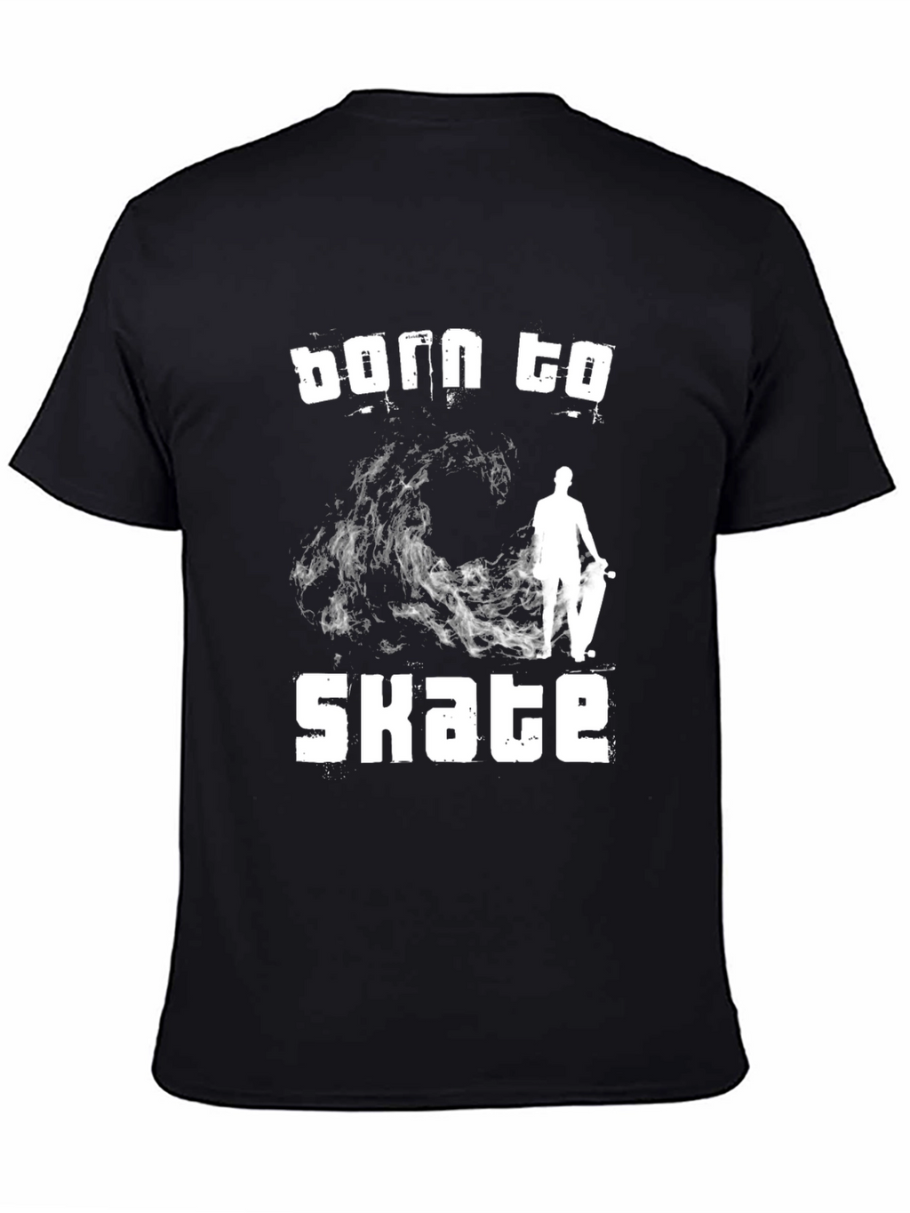 Born to Skate Black Graphic T-Shirt
