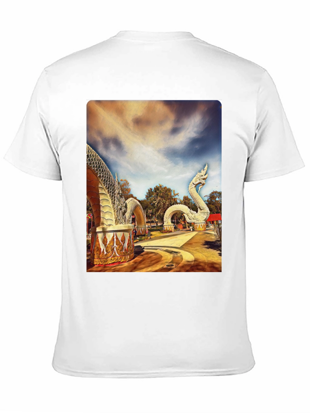 Naga Statue Graphic T-Shirt