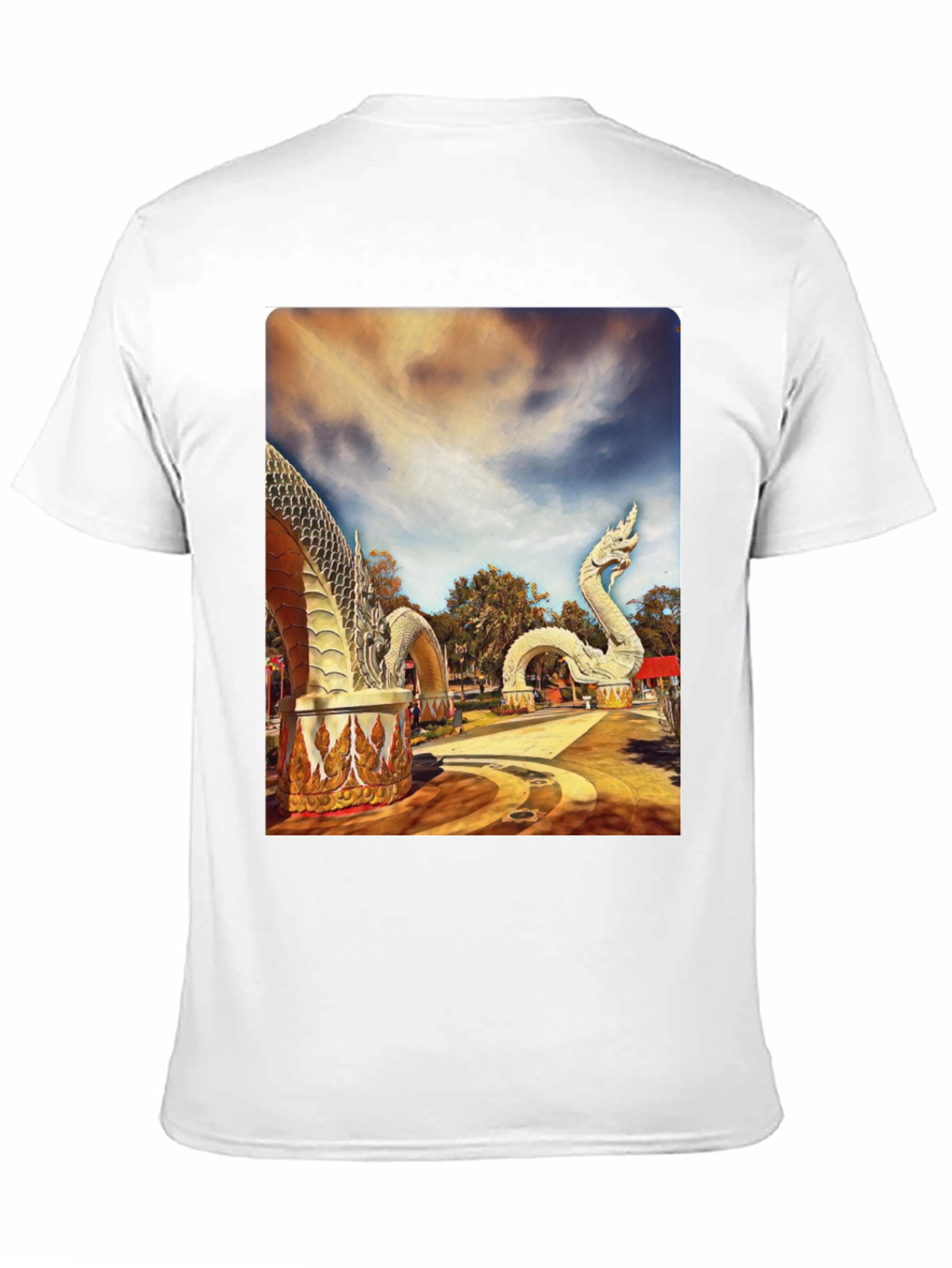 Naga Statue Graphic T-Shirt