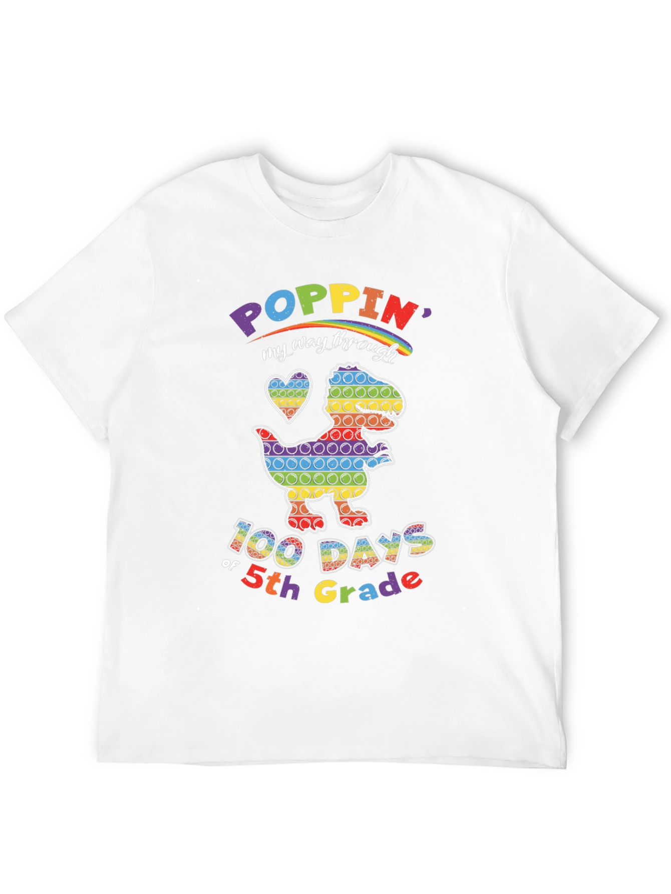 Poppin My Way Through 5th Grade T-Shirt