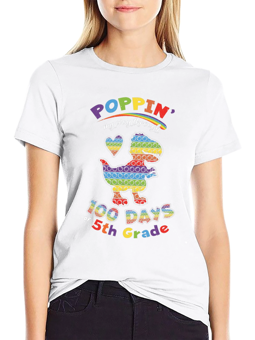 Poppin My Way Through 5th Grade T-Shirt