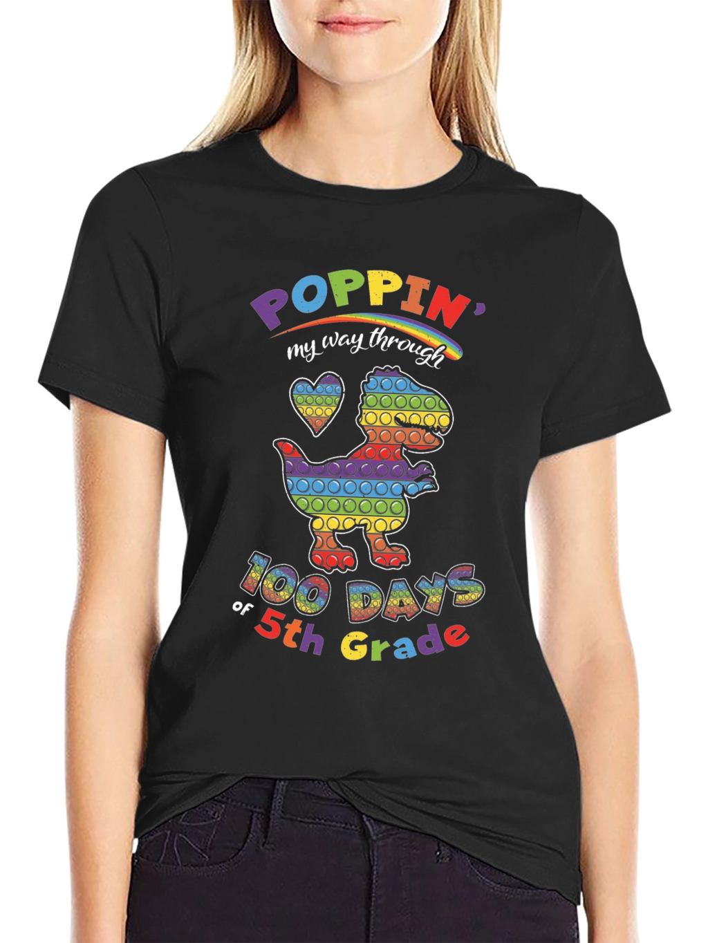 Poppin My Way Through 5th Grade T-Shirt